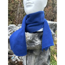 Шарф Голландия. Шерсть. Синий.