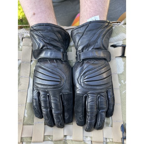 Перчатки мотоциклетные кожа Гортекс. Stadler . Чёрные.