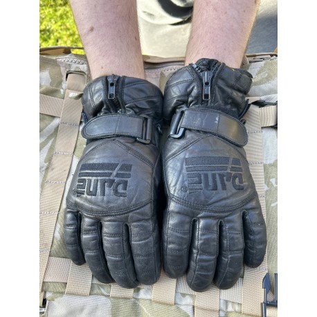 Перчатки мотоциклетные кожа Гортекс. Thermolite. DANE. Чёрные.