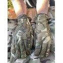 Перчатки кожаные утеплённые Combat MK2. Англия. MTP.
