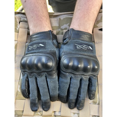 Боевые штурмовые перчатки Wiley X CAG-1. Чёрные. бу