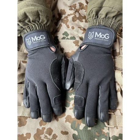 Перчатки тактические MoG Masters of Gloves Fast Rope. Чёрные. бу