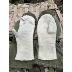 Военные рукавицы Норвегия 25. 3-х палые для стрельбы, Олива.