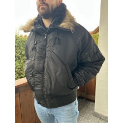 Куртка бомбер US N2B Basic. FLIEGERJACKE MIL-TEC. Чёрная.