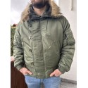 Куртка бомбер US N2B Basic. FLIEGERJACKE MIL-TEC. Олива.