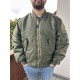 куртка US МА-1 Basic. FLIEGERJACKE MIL-TEC. Олива.
