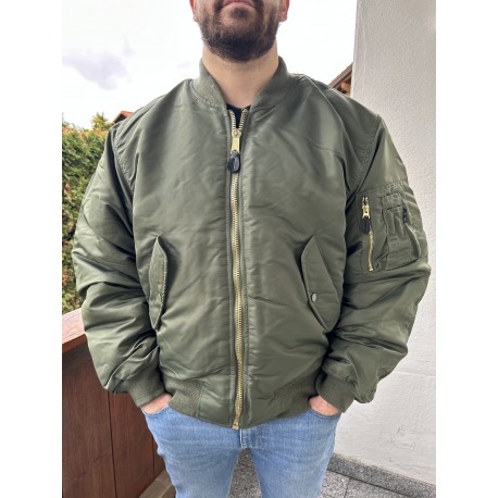 куртка US МА-1 Basic. FLIEGERJACKE MIL-TEC. Олива.