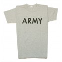 Футболка с надписью "Army"Футболка с надписью "Army". T-Shirt A.Blöchl Германия, Серая.