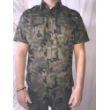 Рубашка Польша, Рипстоп, короткий рукав, Woodland.