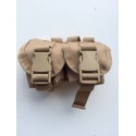 Подсумок для ручных гранат двойной Double AP Grenade Англия, Molle, Coyote.