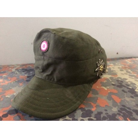 кепка АВСТРИЙСКАЯ  OLIV  ЭДЕЛЬВЕЙС горно- пех. подр., б/у