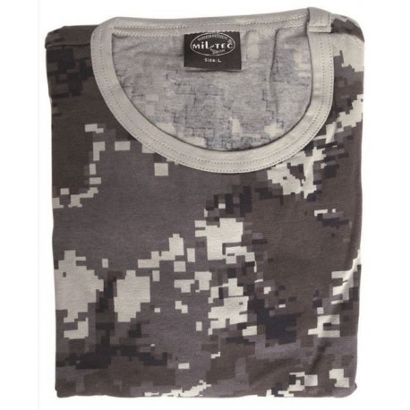 футболка MIL-TEC T-SHIRT BLACK DIGITAL 95/CO 5/EL