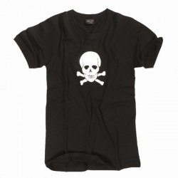 Футболка Mil-Tec Totenkopf, Чёрная.