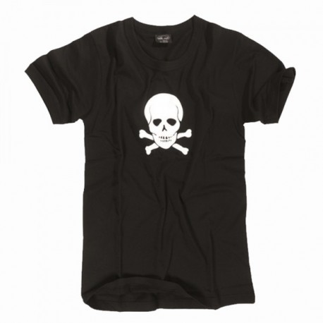 Футболка Mil-Tec Totenkopf, Чёрная