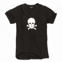 Футболка Mil-Tec Totenkopf, Чёрная.