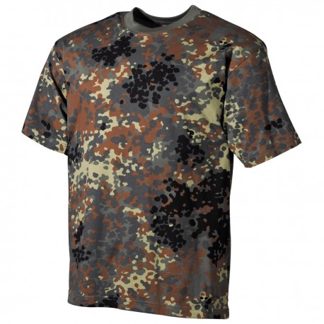 Футболка US T-Shirt . 170г /м². Flecktarn.