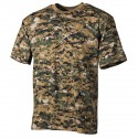 Футболка US T-Shirt A.Blöchl Германия, 175г/м², Digital Woodland.