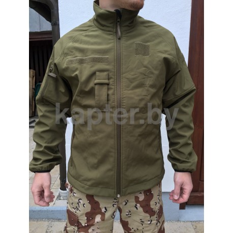Куртка тактическая  Soft shell   Голландия олива. 