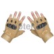 Тактические беспалые перчатки  Half-Gloves. хаки-песок.