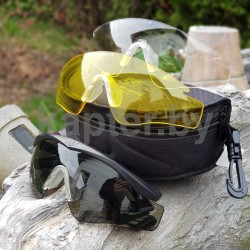 Очки баллистические Revision Sawfly США. Чёрные.