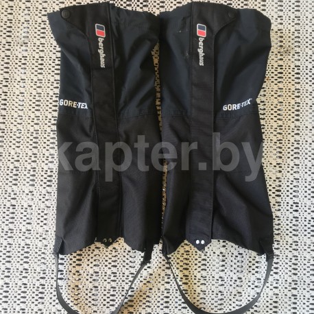 Гамаши berghaus gore-tex gaiter. Чёрные.