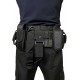Тактический ремень  с 8-ю подсумками под снаряжение, черный.