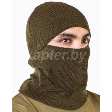 Балаклава тактическая трикотажная. Олива.