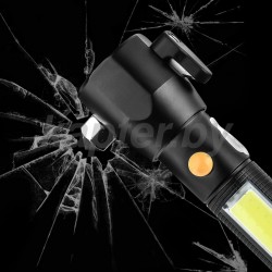 Фонарь на магните со стеклобоем T6+COB 450 Lm.