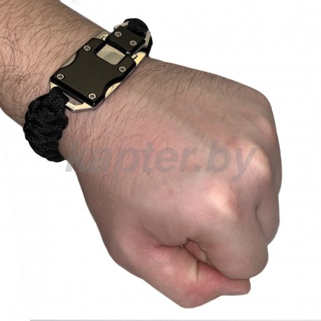 Браслет выживания ( паракорд) с ножом скрытого ношения .