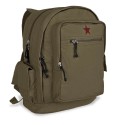 Рюкзак  MIL-TEC CITY 'RED STAR' OLIV , Чёрный.