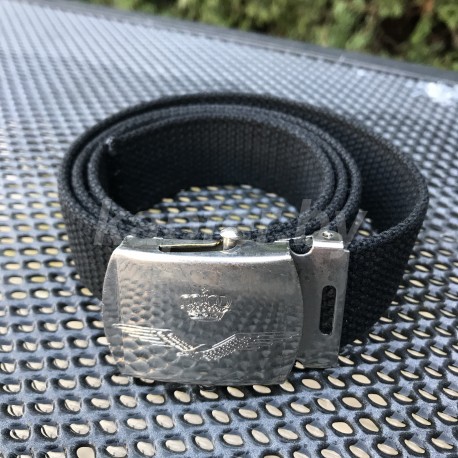 Ремень брючный с Гравировкой. Голландия, Чёрный/хром.