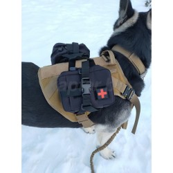 Тактическая аптечка спецназа. Отрывная. Чёрная.