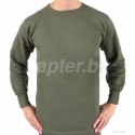 Футболка армии Франции, утеплённая, олива с длинным рукавом. 